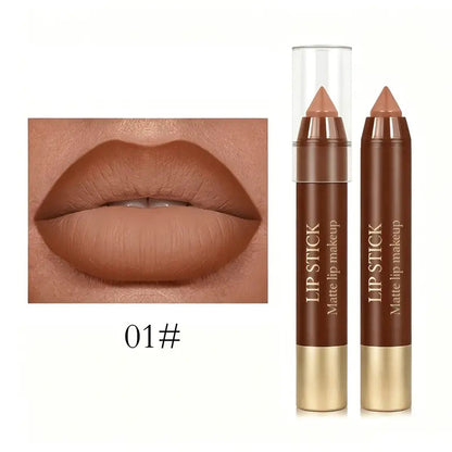 6-Piece Matte Creamy Lipstick Pencil Set