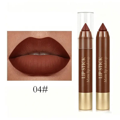 6-Piece Matte Creamy Lipstick Pencil Set