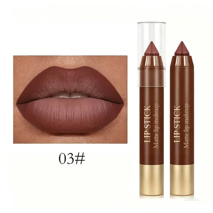 6-Piece Matte Creamy Lipstick Pencil Set