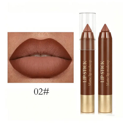 6-Piece Matte Creamy Lipstick Pencil Set