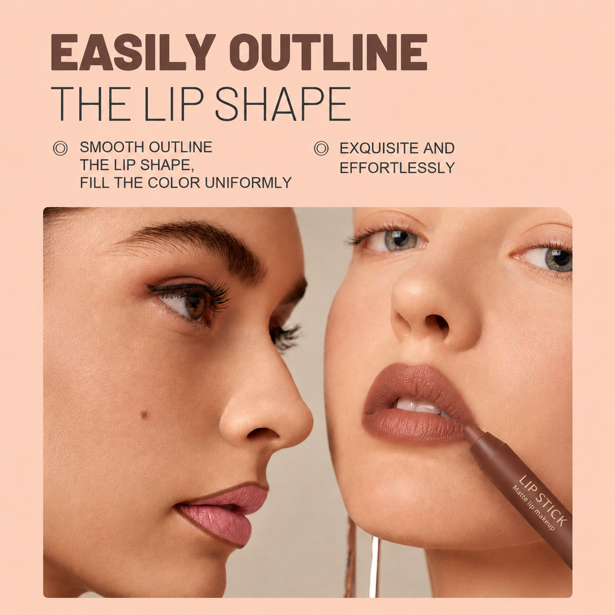 6-Piece Matte Creamy Lipstick Pencil Set