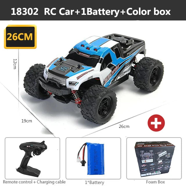 1:18 Scale RC Car 2.4G 4WD 40+MPH High Speed Fast Remote Controlled Car HS 18311 18321 18302 RC Truck Christmas Toys Boy Gifts