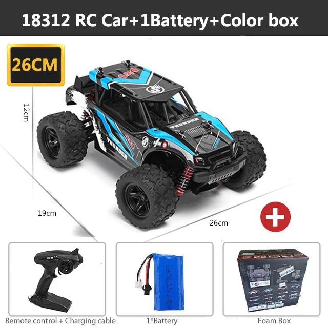 1:18 Scale RC Car 2.4G 4WD 40+MPH High Speed Fast Remote Controlled Car HS 18311 18321 18302 RC Truck Christmas Toys Boy Gifts