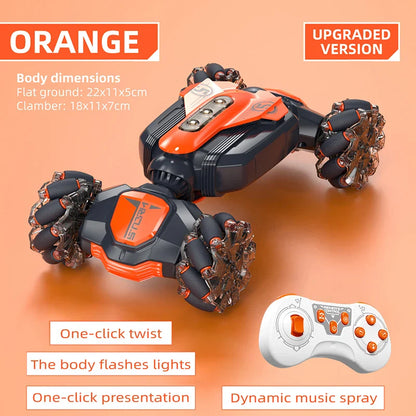 2.4G RC Stunt Car Watch Hand Gestures 360° Rotating Off-road Climbing Remote Control Car Toy For Kids Gift