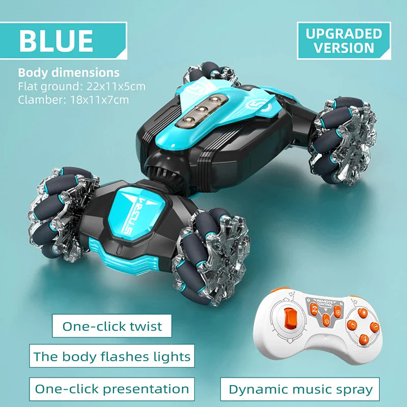 2.4G RC Stunt Car Watch Hand Gestures 360° Rotating Off-road Climbing Remote Control Car Toy For Kids Gift